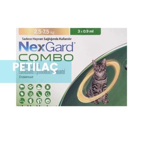 Nexgard Combo Yetişkin Kediler İçin İç Dış Parazit Damlası * SKT: 01.2027
