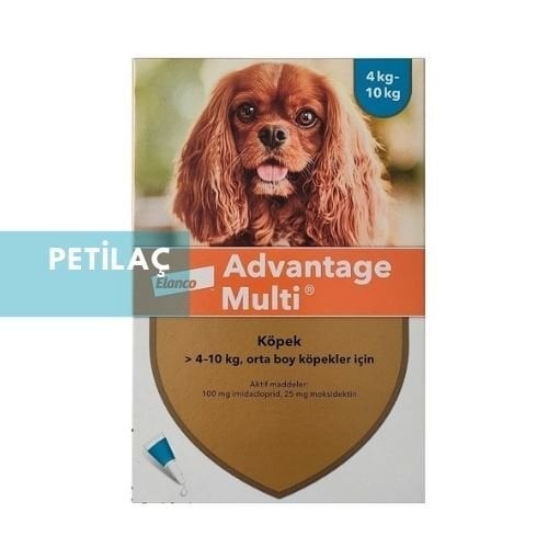 Advantage Multi Köpek 4-10 Kg İçin 3 pipet SKT:2028