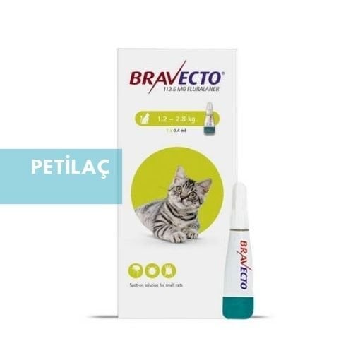 Bravecto Spot-On Kedi 112.5mg (1.2kg-2.8kg) 1 Pipet