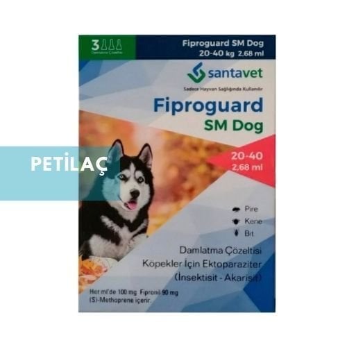 Fiproguard Köpek. 20-40kg İçin Damla (3 Pipet) SKT:2027