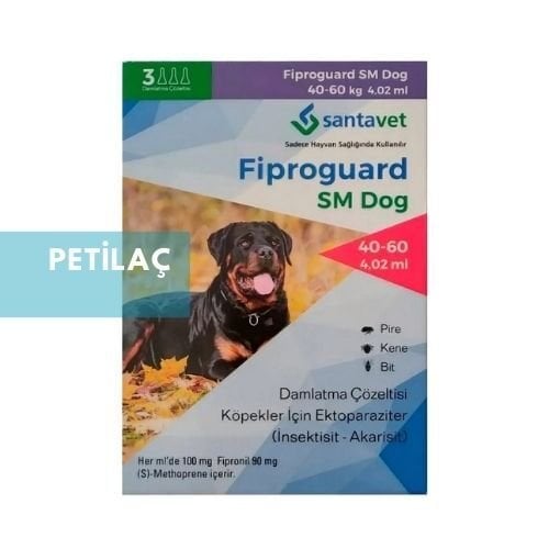 Fiproguard Köpek 40-60kg Damla (3 Pipet) SKT:2027