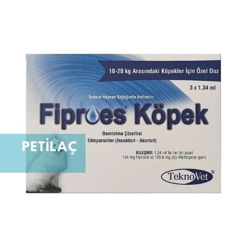 Fiproes Köpek 10-20 Kg 1.34 ml (3 Pipet) SKT:05.2027