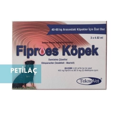 Fiproes Köpek 40-60 Kg 4.02 ml (3 Pipet) SKT:2028