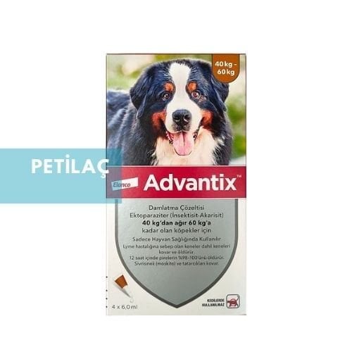 Elanco Advantix Köpek 40-60 Kg İçin Damla (4 Pipet)