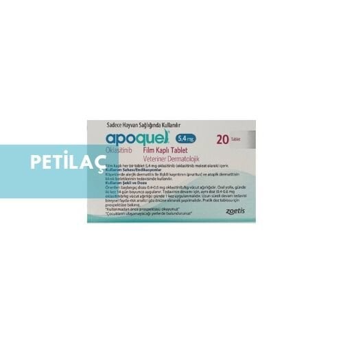 Apoquel 5.4 mg Köpekler İçin Alerji ve Kaşıntı İlacı SKT:02.2027