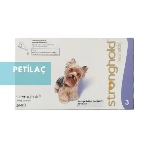 2 Kutu Stronghold Köpek 2.6-5 Kg  İçin Damla 30mg  SKT:02.2026