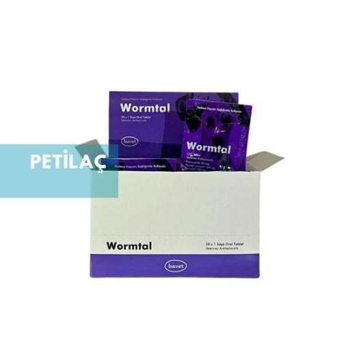 Wormtal Oral Tablet Köpekler İçin 50 Tablet SKT:05.2026