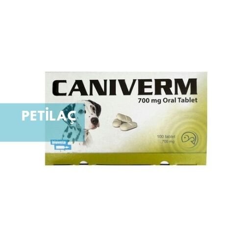 Caniverm 700 mg - 1 Kutu ( 100 Tablet) SKT:03.2026