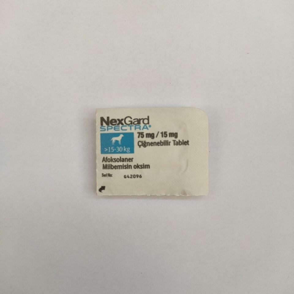 Nexgard Spectra L 15 - 30 Kg ( BİR TABLET  )SKT:08.2026