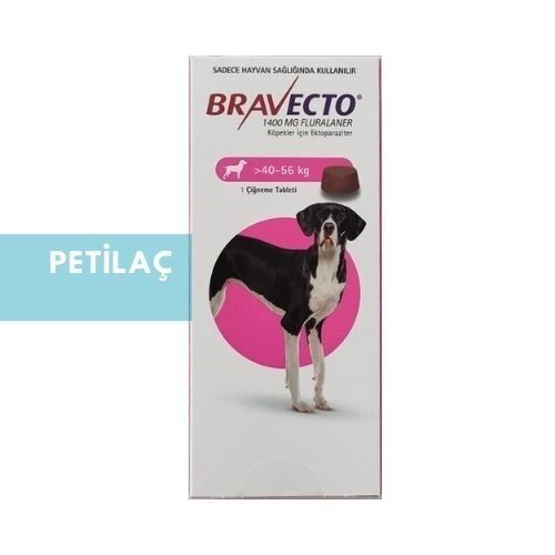 Bravecto 40-56 Kg Köpekler İçin Dış Parazit 1 Tablet ( SKT *30.09.2026 )